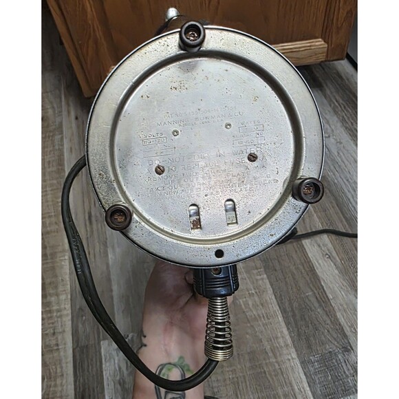 Vintage Art Deco Manning Bowman Chrome Coffee Percolator Wood Handle  4383 - Picture 5 of 7